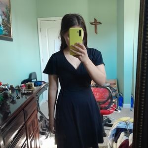 Little Black Wrap Dress